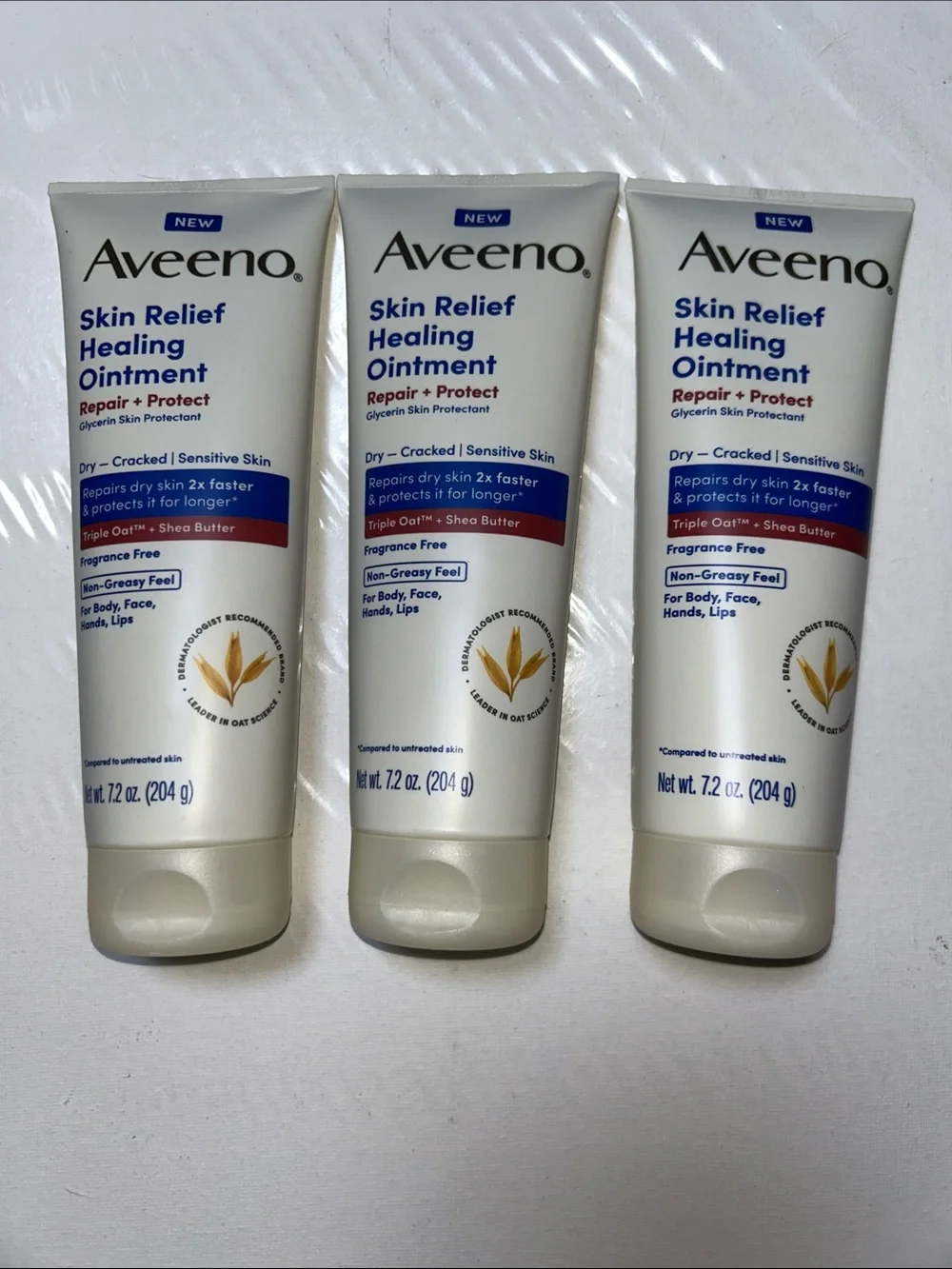 3x Aveeno Skin Relief Healing Ointment
